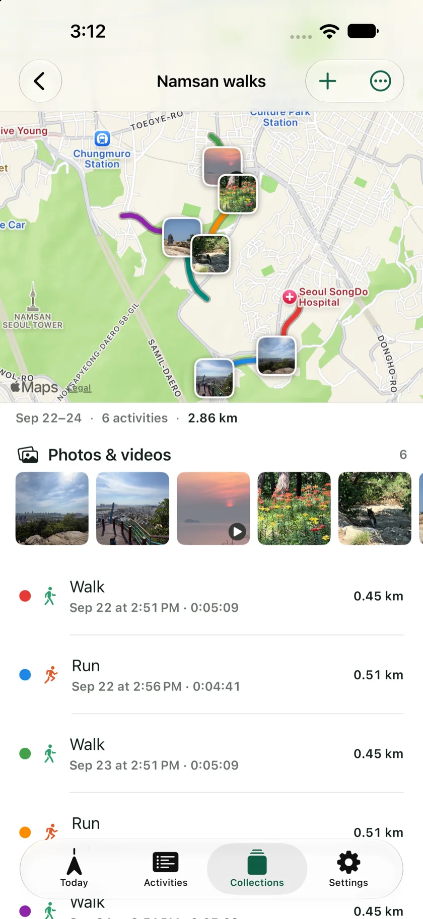 A trip and its photos stay together